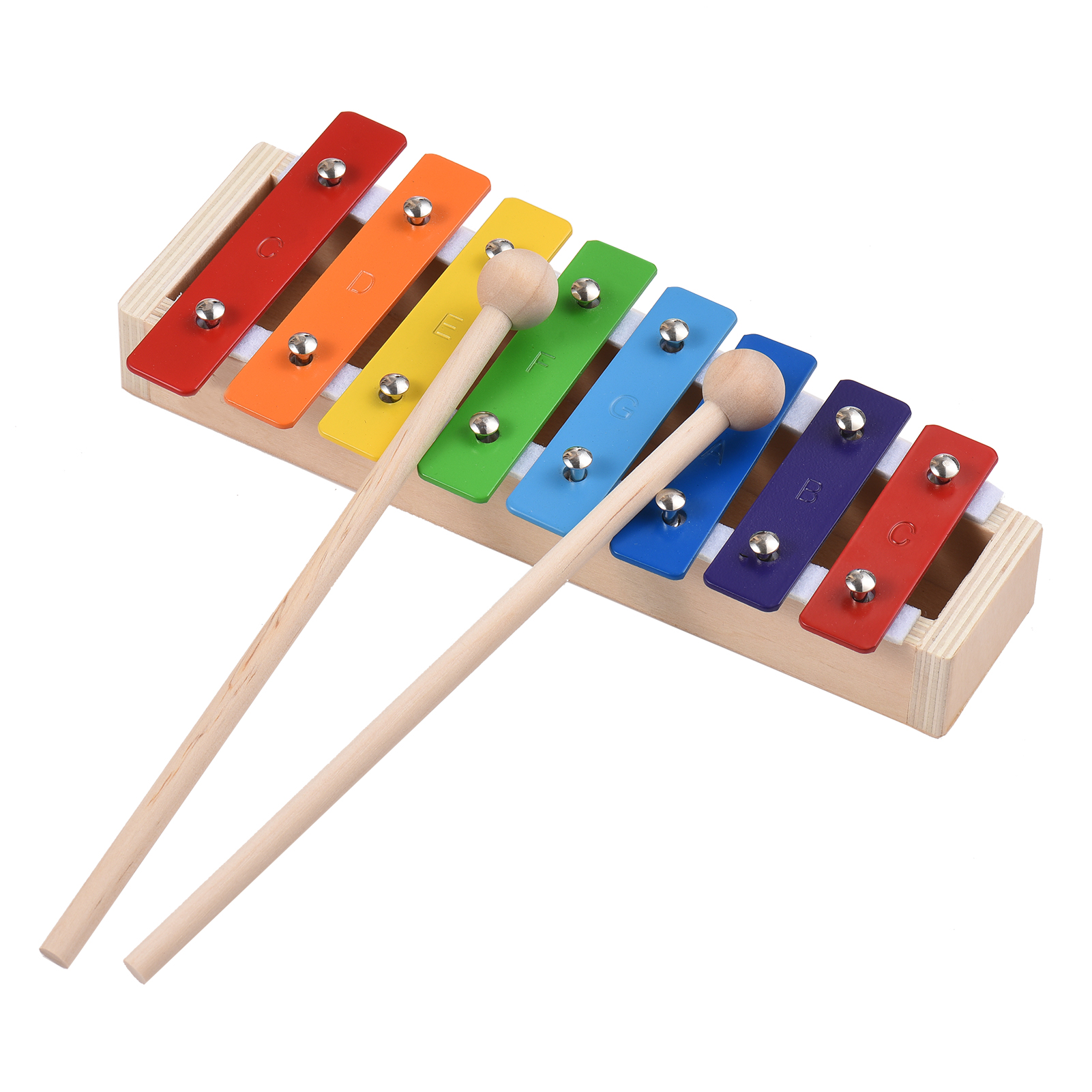 Musical Instrument Maraca - 8 Keys Compact Size Xylophone Glockenspiel