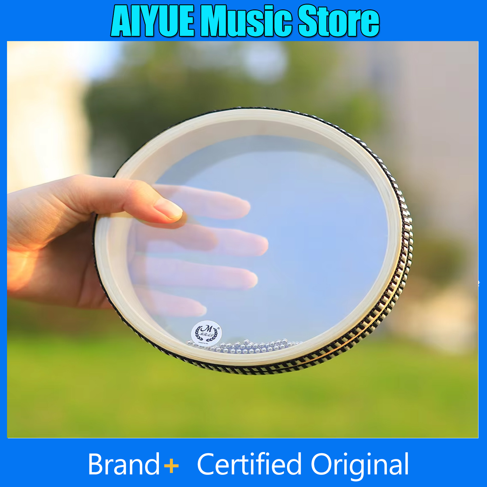 Musical Instrument For Toddlers - Orff Ocean Wave Bead Hand Drum