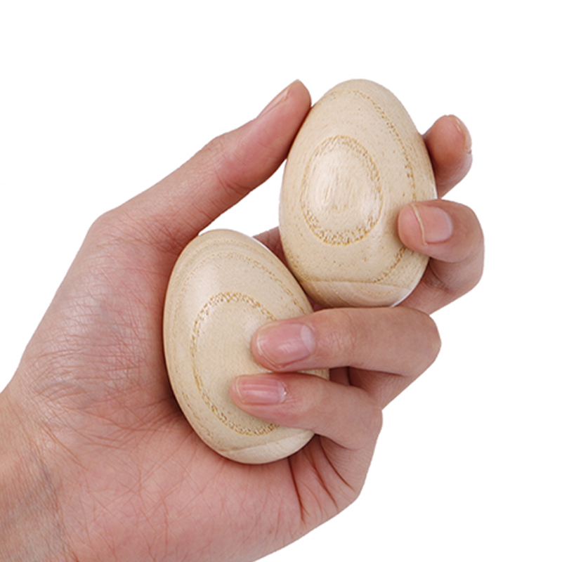 Musical Instrument Maraca - Wooden Maracas Egg Shakers Musical Percussion