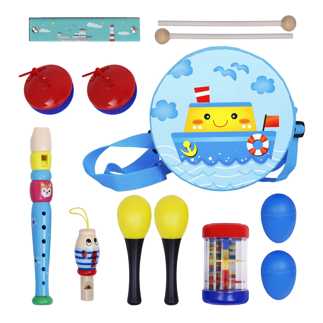 Orff Musical Instruments 8 Pcs - Musical Instrument For Toddlers recensione e prezzo