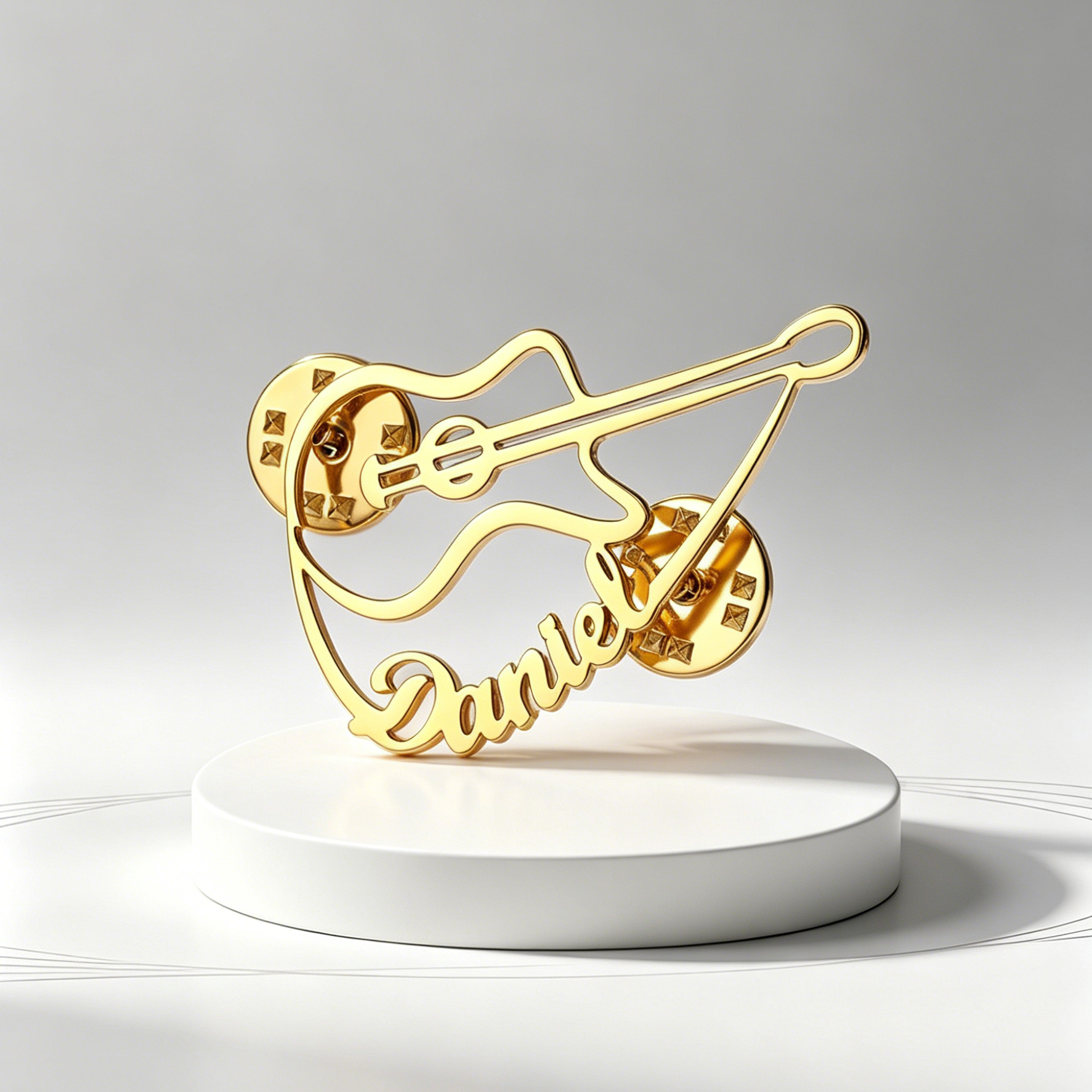Custom Violin Pin Brooch Stain - Musical Instrument With Name recensione e prezzo