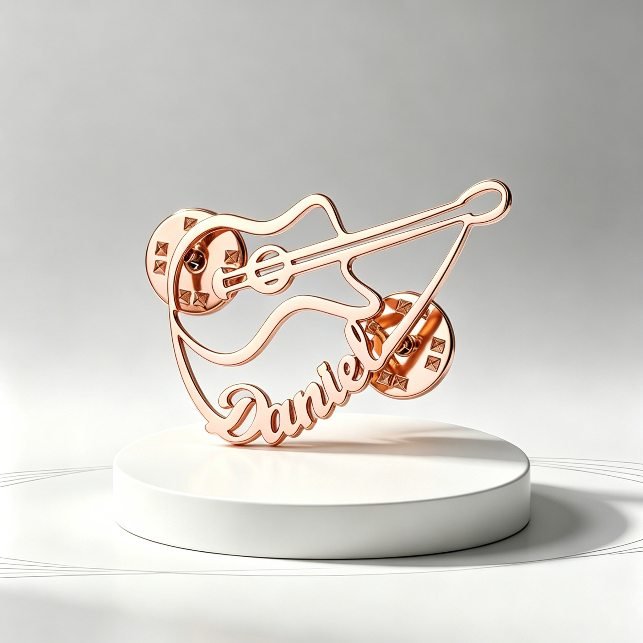 Custom Violin Pin Brooch Stain - Musical Instrument With Name recensione e prezzo