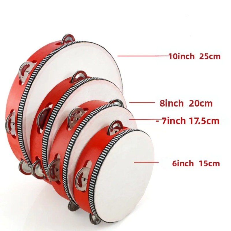 4/6/8/10 Inch Hand Held Drum M - Musical Instrument Maraca recensione e prezzo
