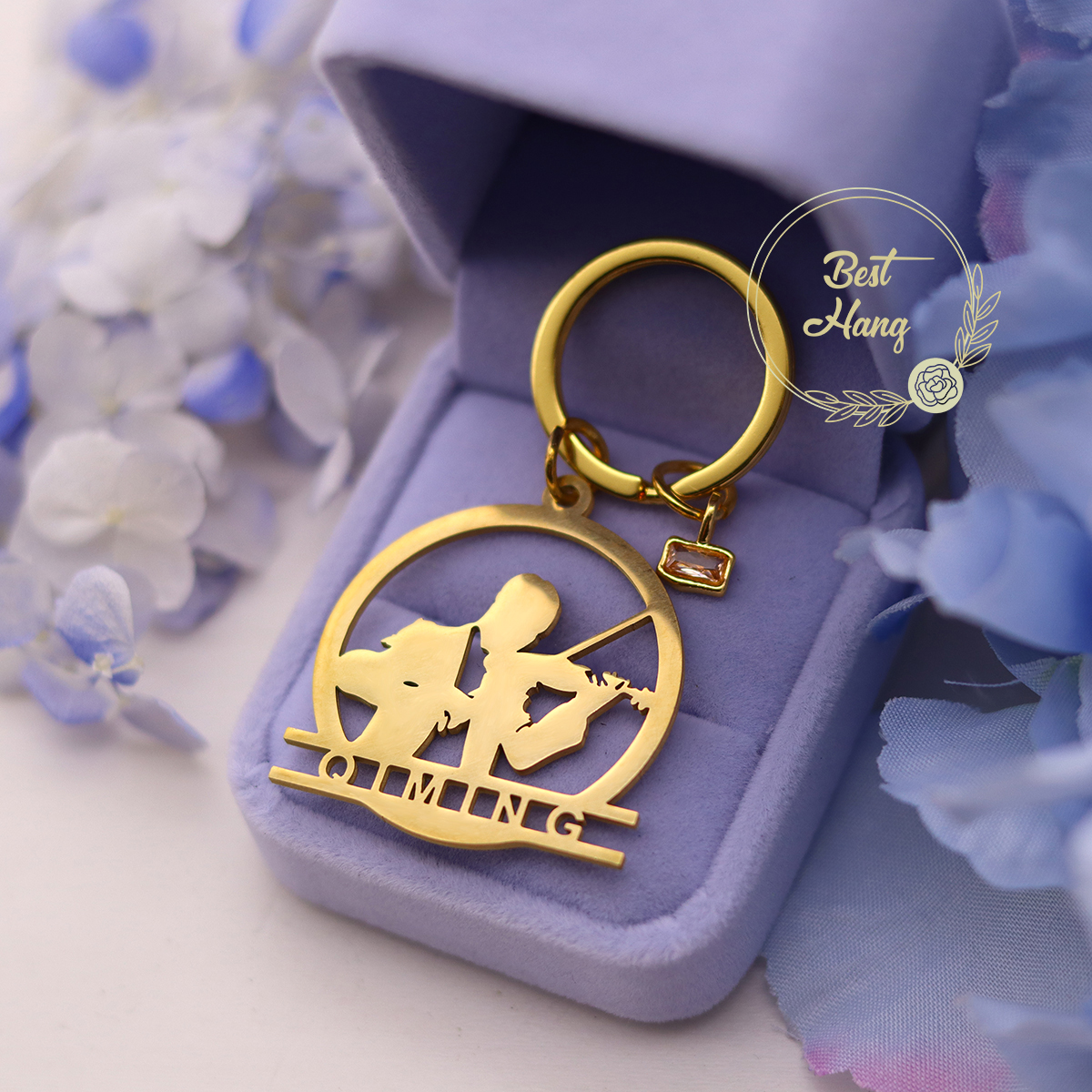 Custom Name Birthstone Pendant - Musical Instrument With Name recensione e prezzo
