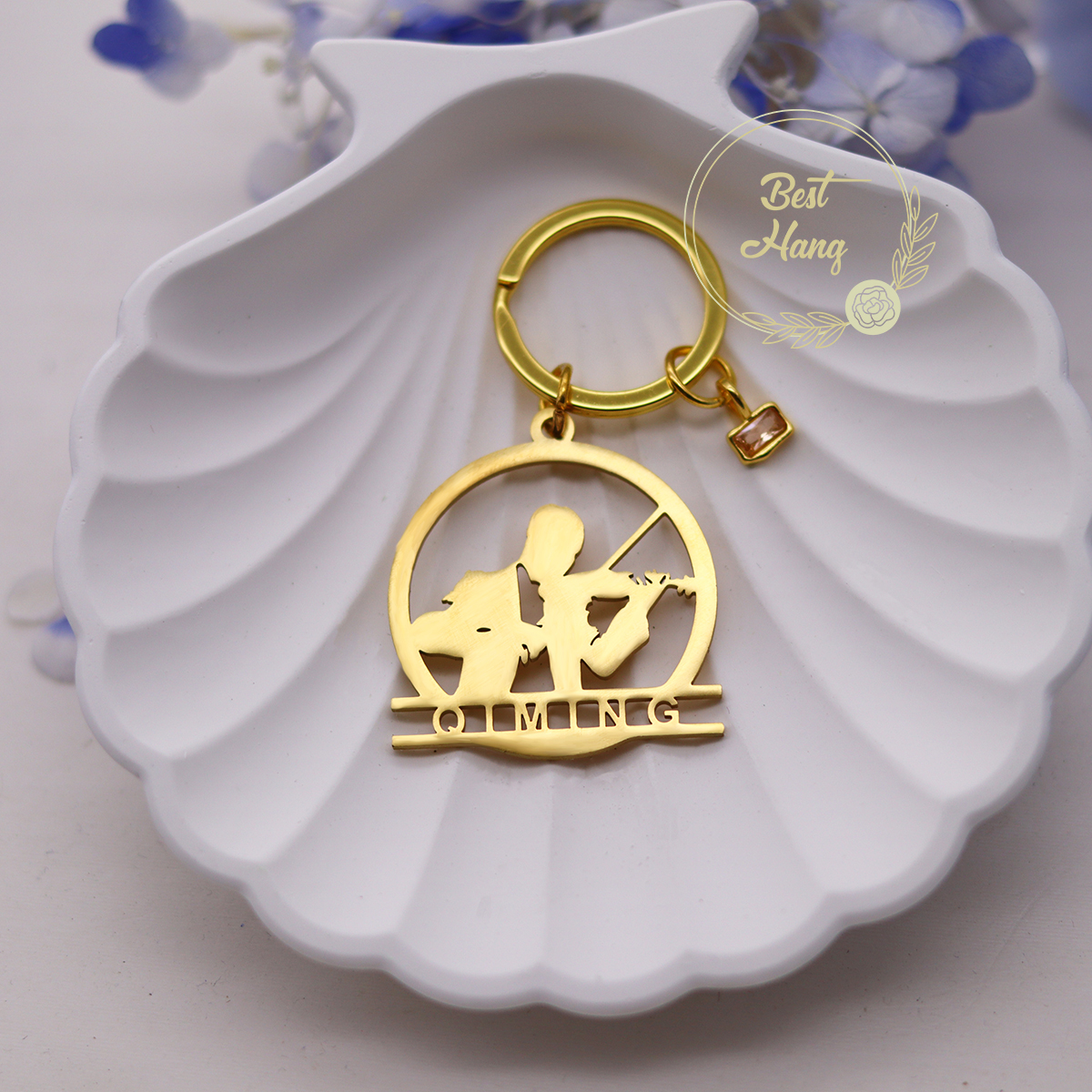 Custom Name Birthstone Pendant - Musical Instrument With Name recensione e prezzo