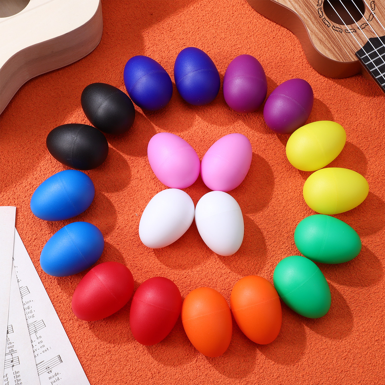 20Pcs Vibrant Shaker Eggs Plas - Musical Instrument Maraca recensione e prezzo