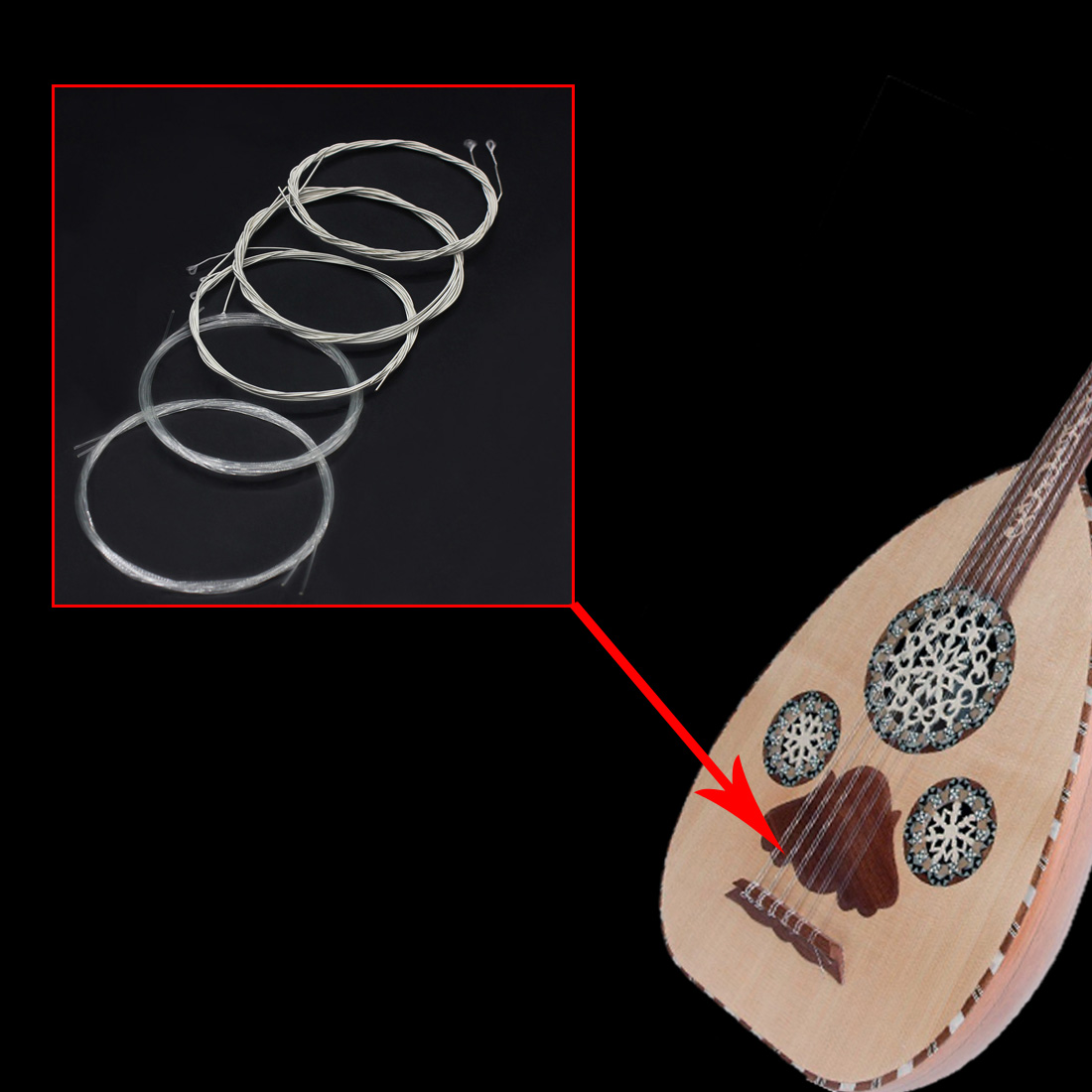 IRIN Oud Strings Turkey Oud Ar - Musical Instrument Lute recensione e prezzo