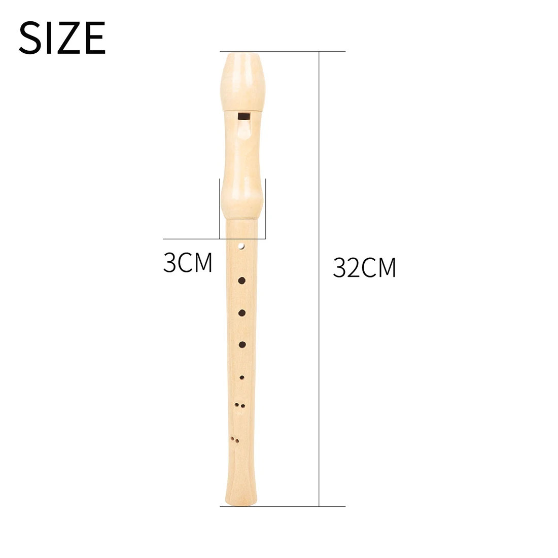 1pc 8 Hole Treble Clarinet Woo - Recorder Baroque Style recensione e prezzo