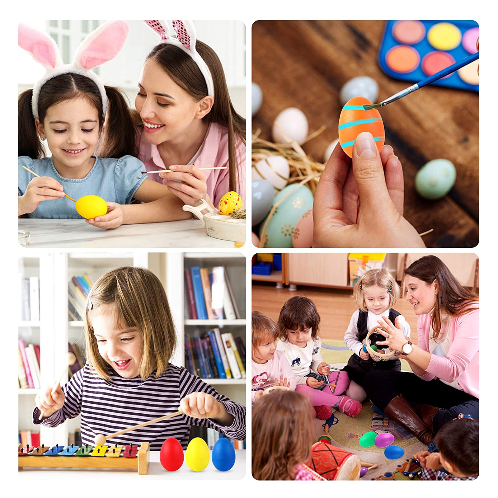 10Pcs Egg Handmade Maracas Mus - Musical Instrument Maraca recensione e prezzo