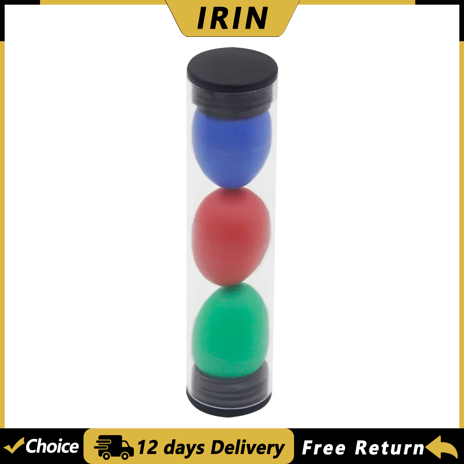 IRIN 3Pcs Sand Egg Colorful Sa - Musical Instrument Maraca recensione e prezzo