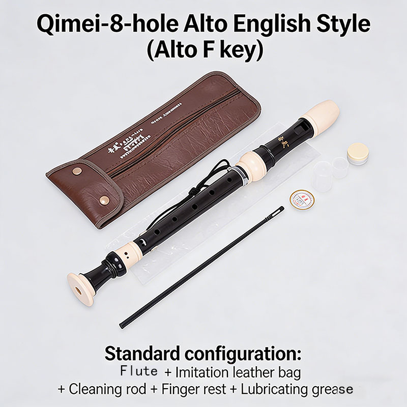 8-hole Alto Recorder F Key Ver - Recorder Baroque Style recensione e prezzo