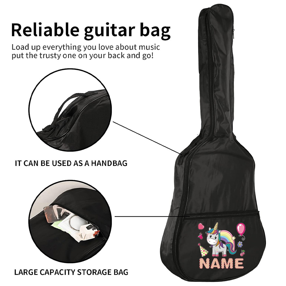 Customized Name Guitar Bag 36- - Musical Instrument With Name recensione e prezzo