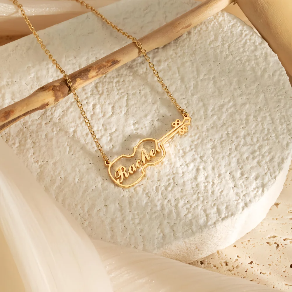 Personalized Violin Necklace C - Musical Instrument With Name recensione e prezzo