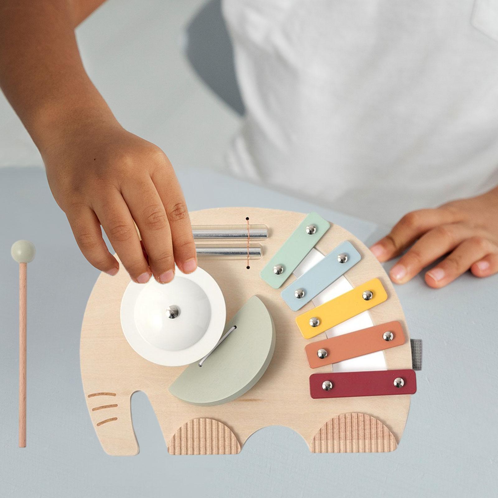 5 Note Wood Xylophone Hand Kno - Musical Instrument For Toddlers recensione e prezzo