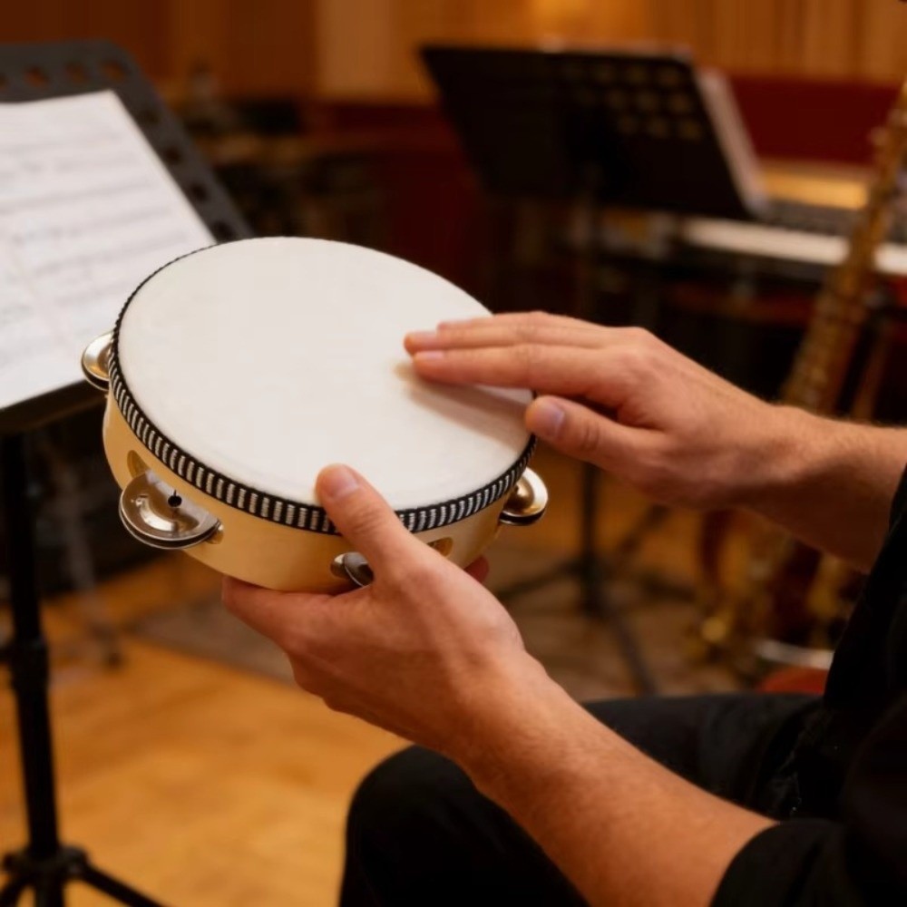 4/6/8/10 Inch Hand Held Drum W - Musical Instrument For Toddlers recensione e prezzo